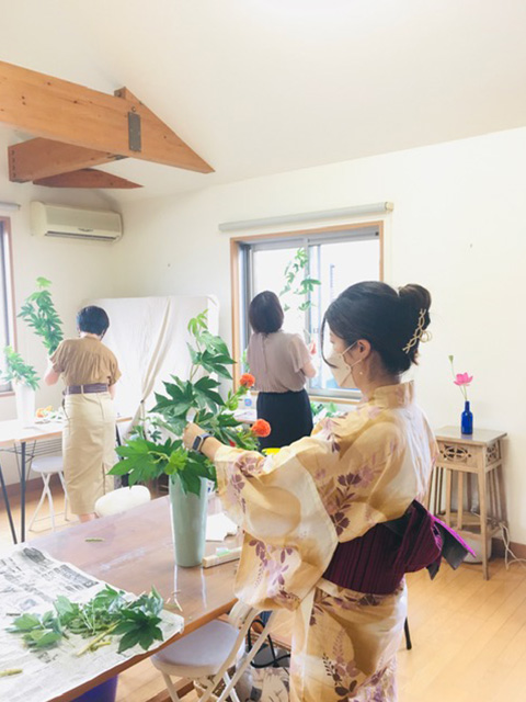 お出かけ前のお稽古